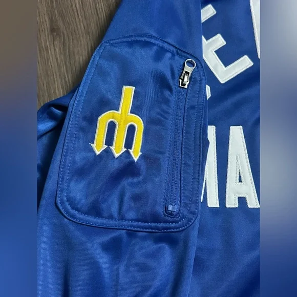 Seattle Mariners Satin Jacket - Picture 5 of 7